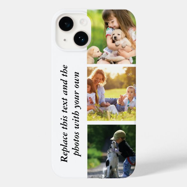 Coques Case-Mate iPhone Ajouter votre propre texte et photos (Verso)
