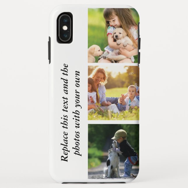 Coques Case-Mate iPhone Ajouter votre propre texte et photos (Dos)