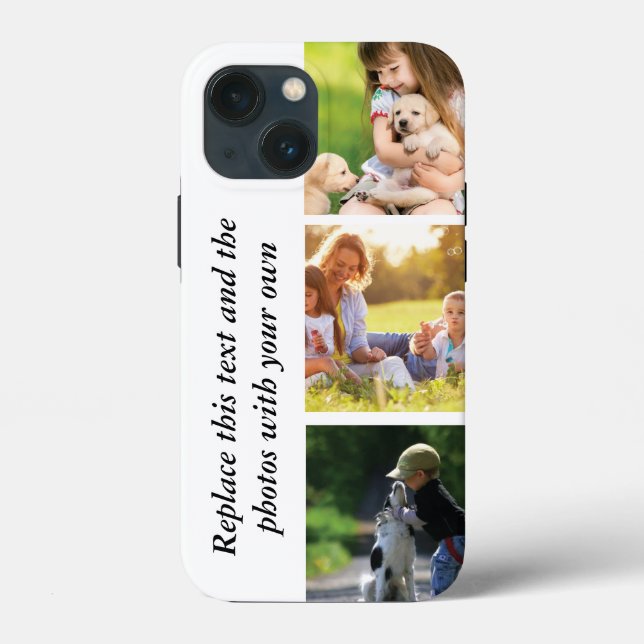 Coques Case-Mate iPhone Ajouter votre propre texte et photos (Verso)