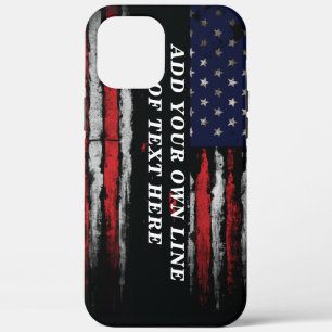 Case-Mate iPhone Case Ajouter votre propre texte sur grunge American fla