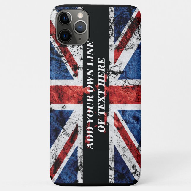 Coques Case-Mate iPhone Ajouter votre texte sur le drapeau anglais Jeu d'o (Dos)