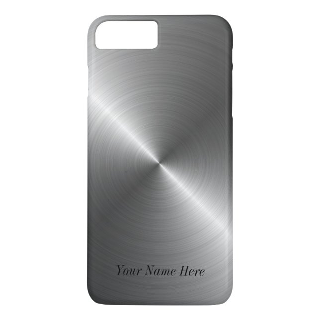 Coques Case-Mate iPhone Ajoutez votre cas en acier nommé de l'iPhone 7 de (Dos)