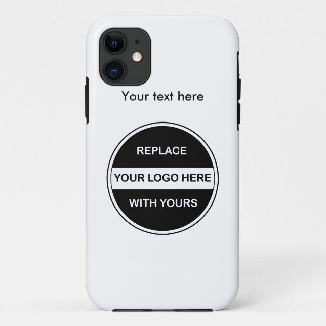 Coques Case-Mate iPhone Ajoutez votre logo d'affaires (Dos)