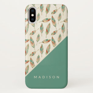 Case-Mate iPhone Case Ajoutez votre motif   géométrique nommé de plum