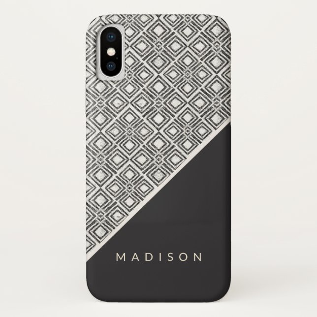 Coques Case-Mate iPhone Ajoutez votre motif sauvage | africain nommé (Dos)