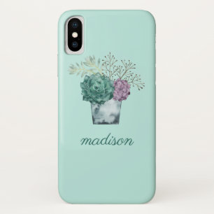 Case-Mate iPhone Case Ajoutez votre nom   Collection Plante Happiness