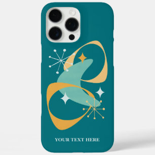 Coque iPhone 16 Pro Max Ajoutez Votre Nom ou Texte Abstrait du Milieu du S