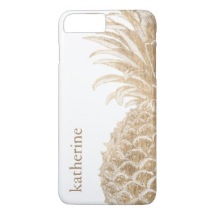 Etui iPhone Case-Mate Ajoutez votre or nommé Pinneapple tropical de  