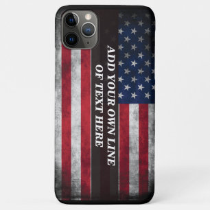 Case-Mate iPhone Case Ajoutez votre texte sur le drapeau américain