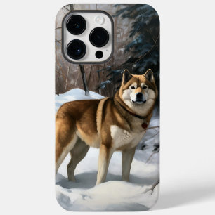 Coque Case-Mate iPhone Akita Laisser Neige Noël