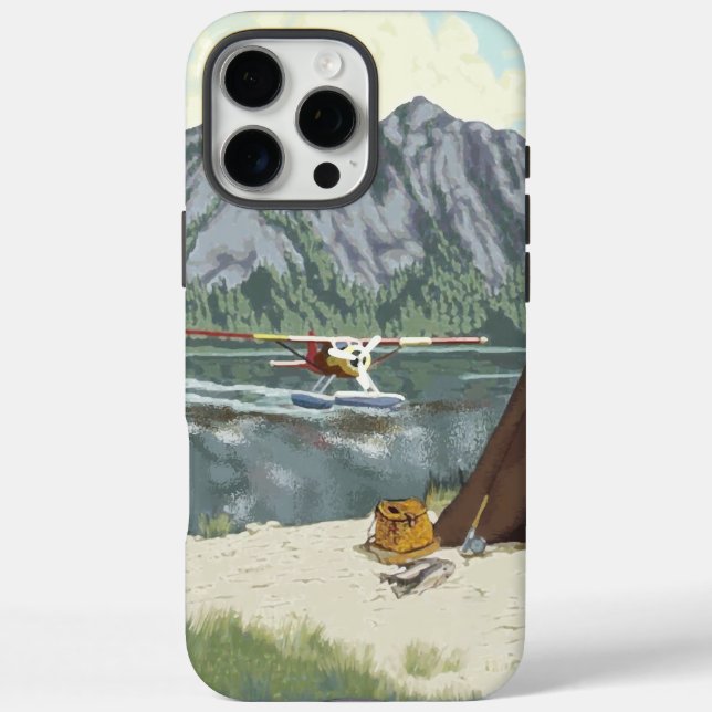Coques Case-Mate iPhone Alaska Bush Avion Et Pêche Voyage (Verso)