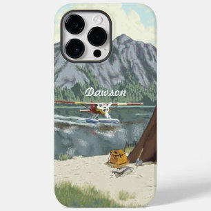 Coque Pour Pour iPhone 14 Pro Max Alaska Bush Avion Et Pêche Voyage