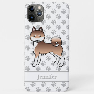 Case-Mate iPhone Case Alaskan Klee Kai Rouge Et Blanc Chien Mignon & Nom