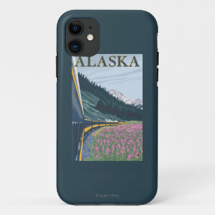 Coque Case-Mate Pour iPhone AlaskaRailroad et Vintage voyage de Fireweed