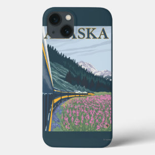 Coque Case-Mate iPhone AlaskaRailroad et Vintage voyage de Fireweed