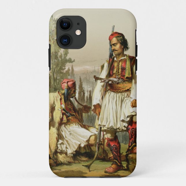 Coques Case-Mate iPhone Albanais, mercenaires dans l'armée de tabouret, (Dos)