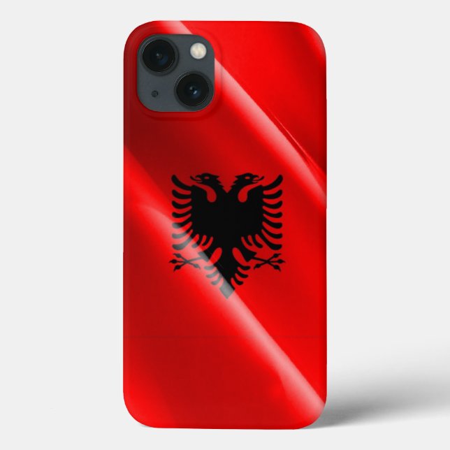 Coques Case-Mate iPhone Albanie battant pavillon - (Verso)