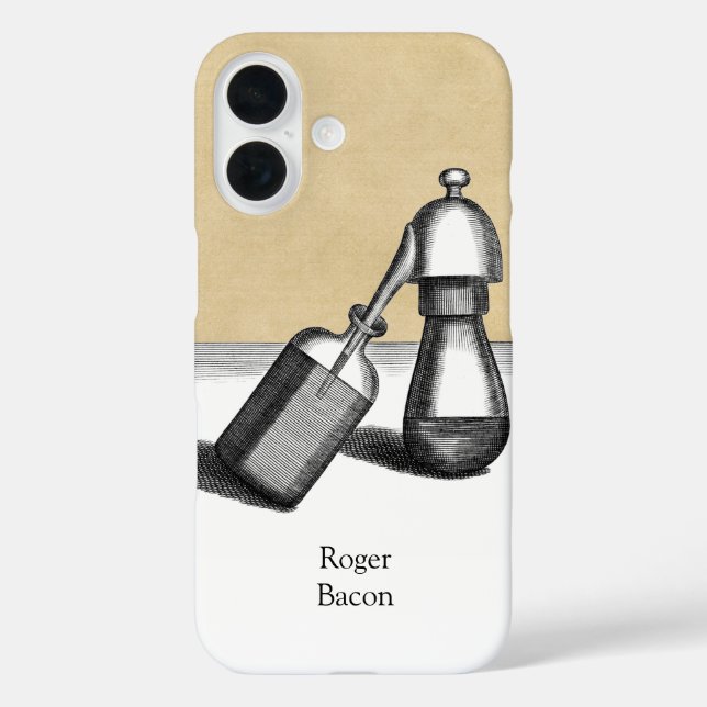 Coques Case-Mate iPhone Alchimie Alembic Flacon avec nom (Verso)