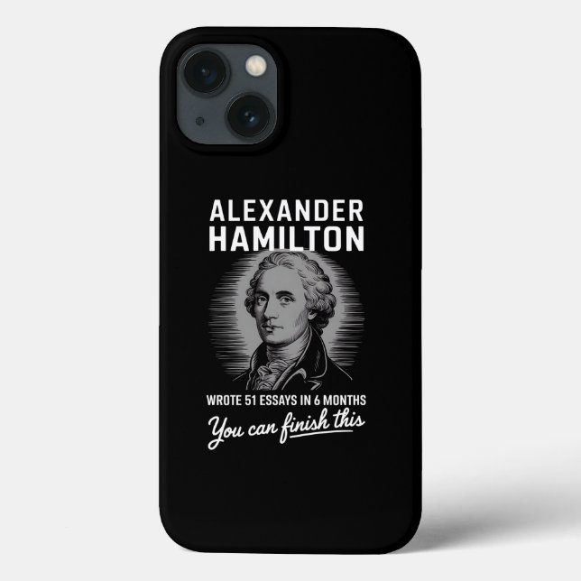 Coques Case-Mate iPhone Alexander Hamilton A Écrit 51 Essais En 6 Mois (Verso)