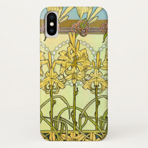 Case-Mate iPhone Case Alfonse Mucha Art Nouveau Lily motif floral