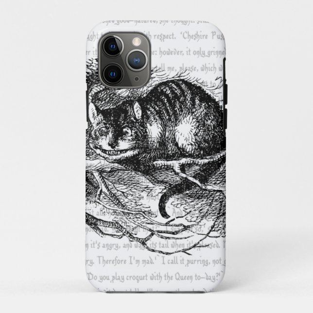 Coques Case-Mate iPhone Alice au pays des merveilles | Chat Cheshire (Dos)