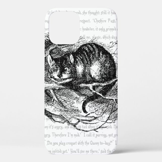 Coques Case-Mate iPhone Alice au pays des merveilles | Chat Cheshire (Verso)