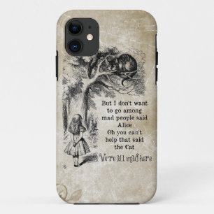 Coque Case-Mate Pour iPhone Alice au pays des merveilles ; Chat de Cheshire