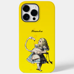 Coque Case-Mate iPhone Alice au pays des merveilles et un Flamant rose su