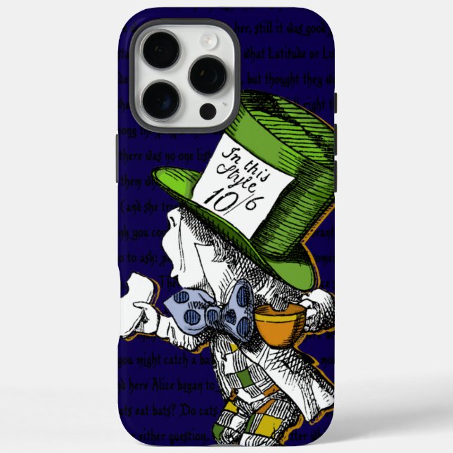 Coques Case-Mate iPhone Alice au Pays des Merveilles | Le Chapelier Fou Ca (Verso)