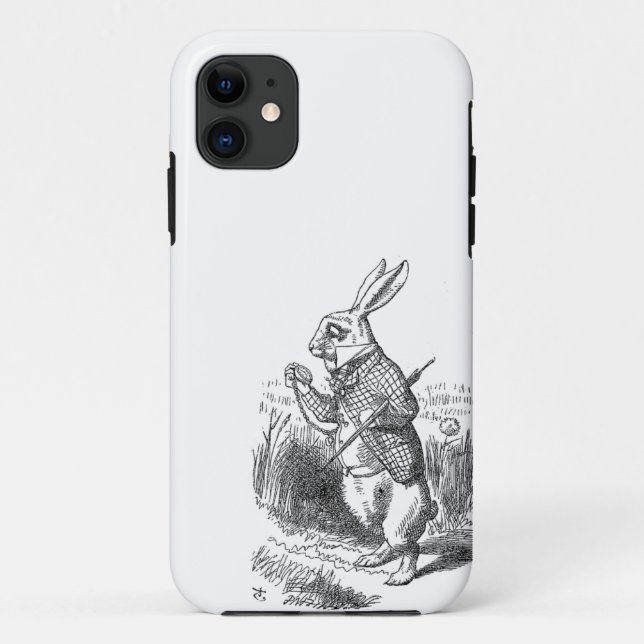 Coques Case-Mate iPhone Alice au pays des merveilles le cru blanc de lapin (Dos)
