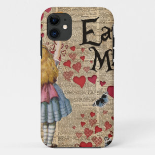 Coque iPhone 11 Alice au pays des merveilles me mangent petit pain