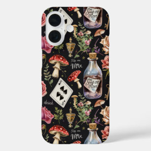 Coque Pour iPhone 16 Alice au pays des merveilles Motif