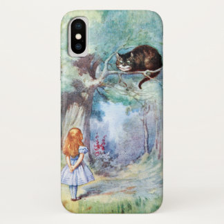 Etui iPhone Case-Mate Alice chez le chat de Cheshire du pays des