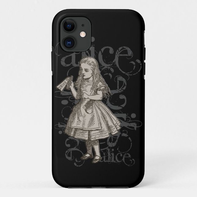 Coques Case-Mate iPhone Alice dans la grunge du pays des merveilles (Dos)