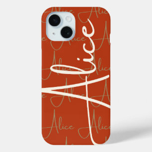 Coque Case-Mate iPhone Alice Motif de nom manuscrit