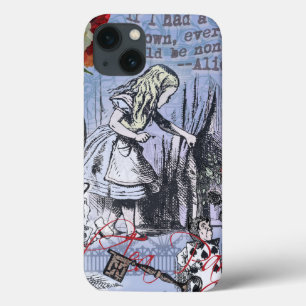 Case-Mate iPhone Case Alice nonsense rideau merveilleux - Bleu