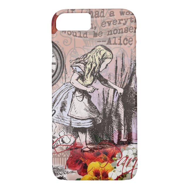 Coques Case-Mate iPhone Alice rideau absurde merveilleuse (Dos)