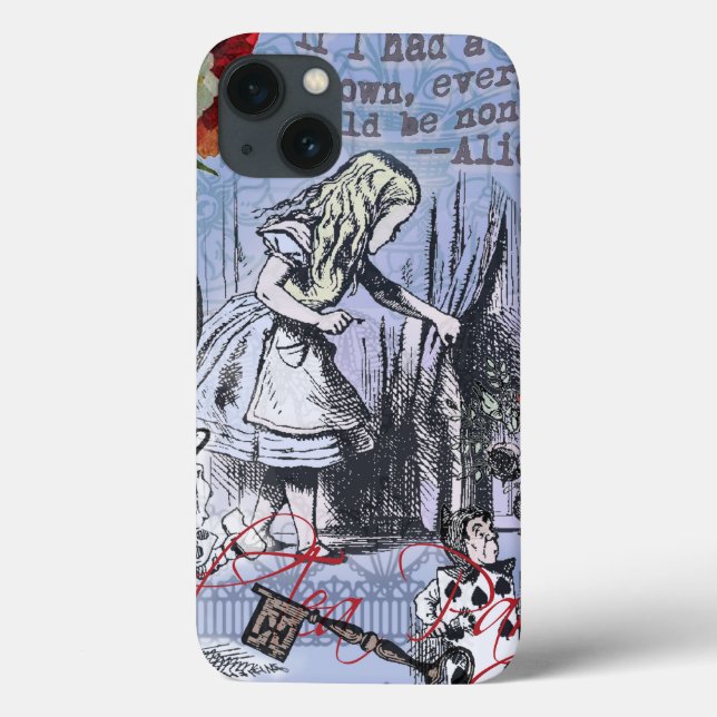 Coques Case-Mate iPhone Alice rideau absurdité merveilleux classique (Verso)