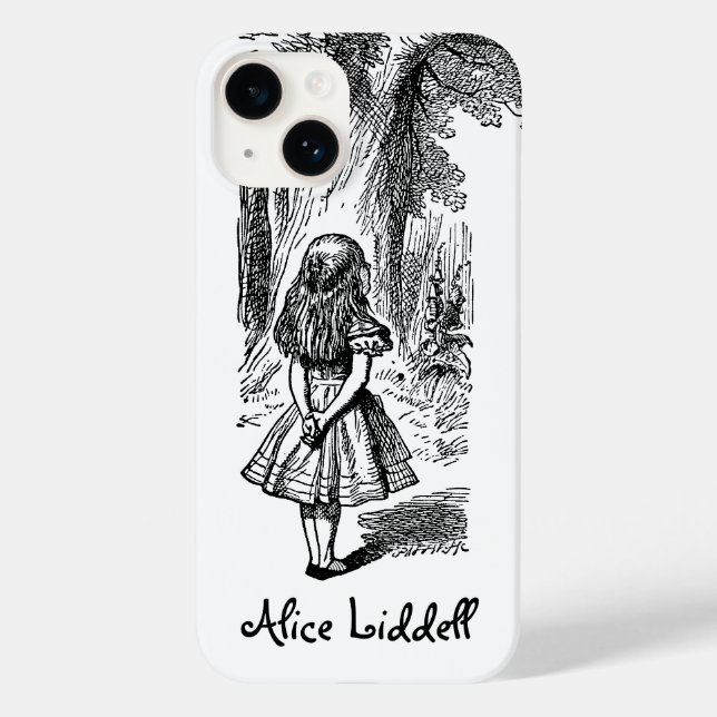Coques Case-Mate iPhone Alice vintage au pays des merveilles, Cheshire Cat (Verso)