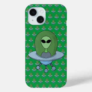 Coque Case-Mate iPhone Alien dans son petit vaisseau spatial