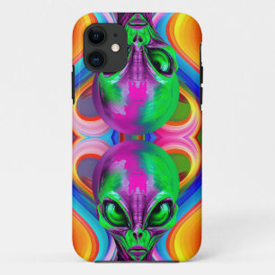 Case-Mate iPhone Case Alien Double Tête Symétrique Moderne Coloré