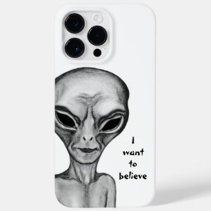 Coque Case-Mate iPhone Alien gris, je veux croire