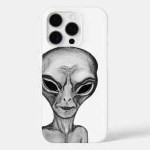 Coque iPhone 16 Pro Alien gris, je veux croire