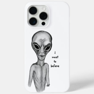 Coque Case-Mate iPhone Alien gris, je veux croire