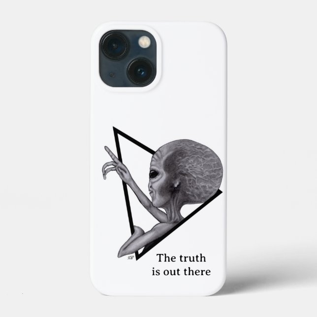 Coques Case-Mate iPhone Alien gris, la vérité est là (Verso)