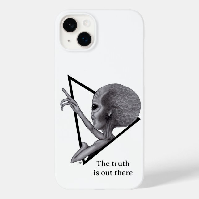 Coques Case-Mate iPhone Alien gris, la vérité est là (Verso)