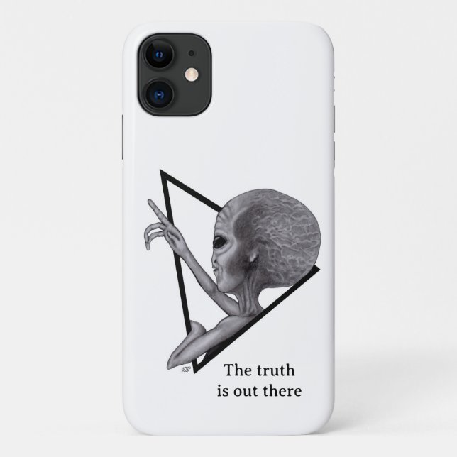 Coques Case-Mate iPhone Alien gris, la vérité est là (Dos)