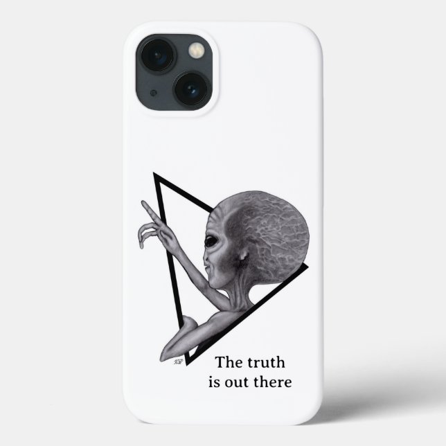 Coques Case-Mate iPhone Alien gris, la vérité est là (Verso)