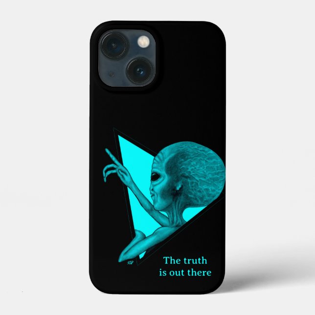 Coques Case-Mate iPhone Alien gris, la vérité est là (Verso)