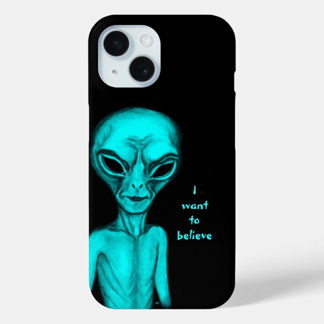 Coques Case-Mate iPhone Alien, je veux croire (Verso)